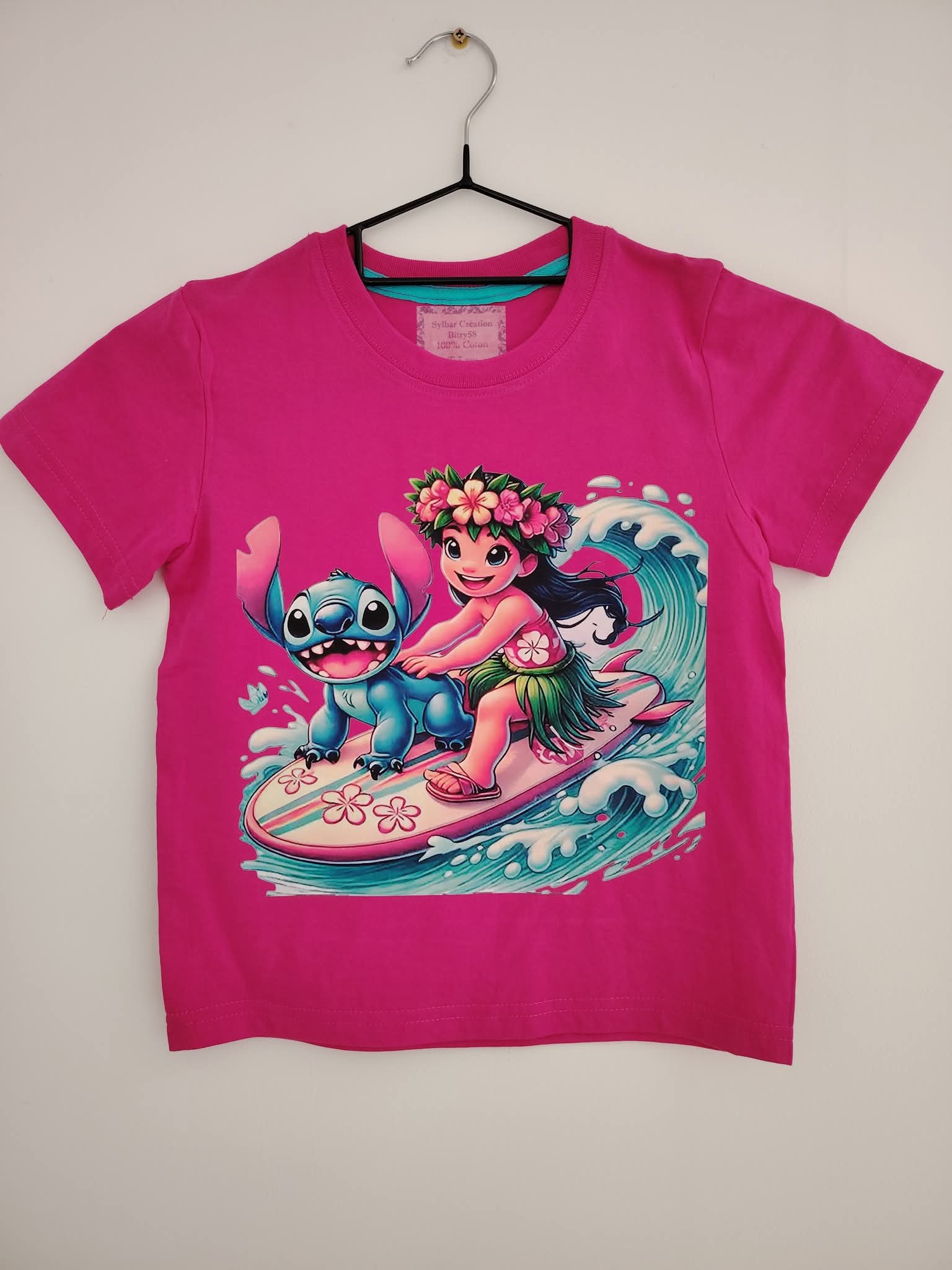 T-Shirt à manches courtes lilo et stitch