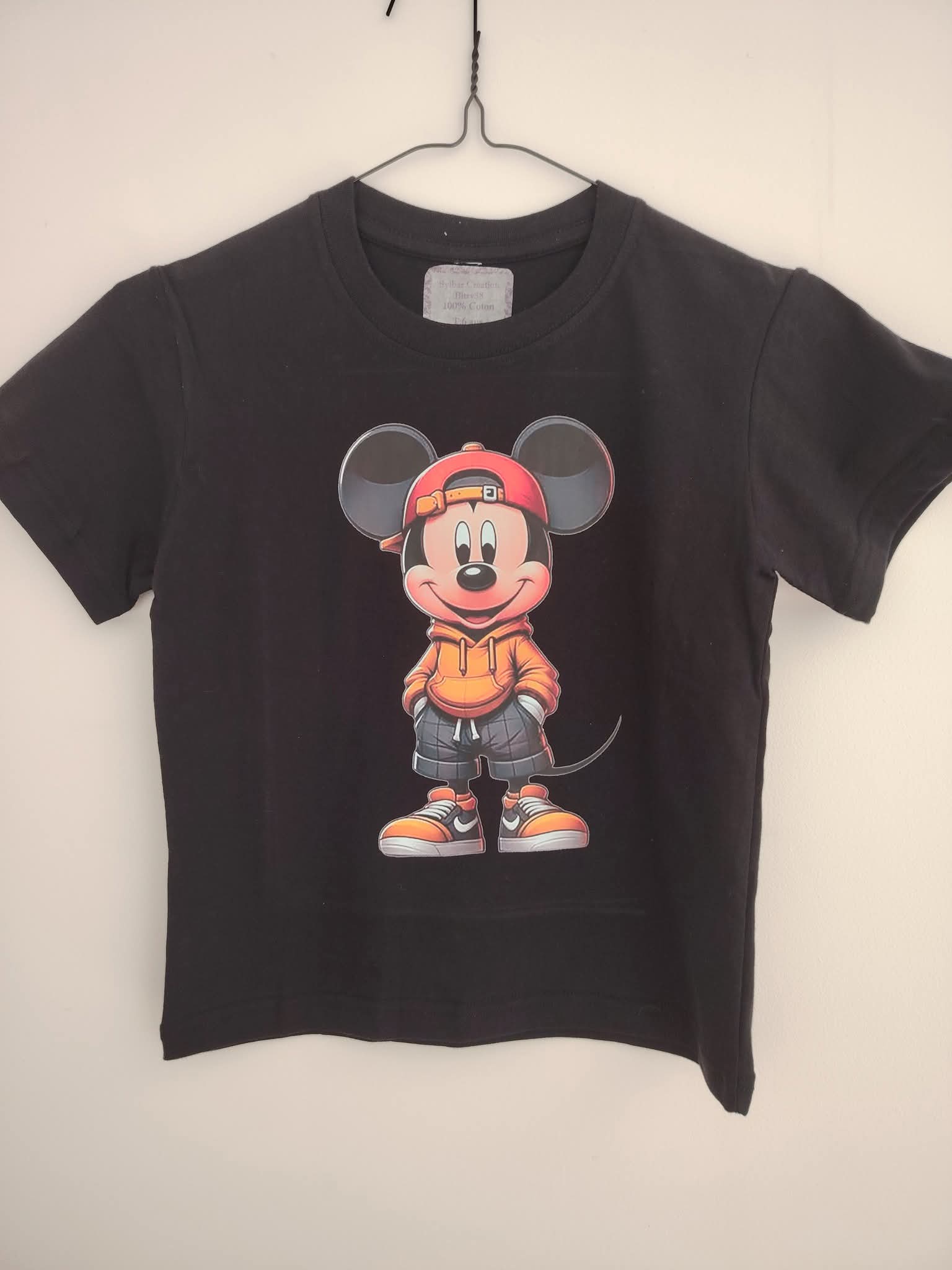 T-Shirt à manches courtes Mickey Mouse