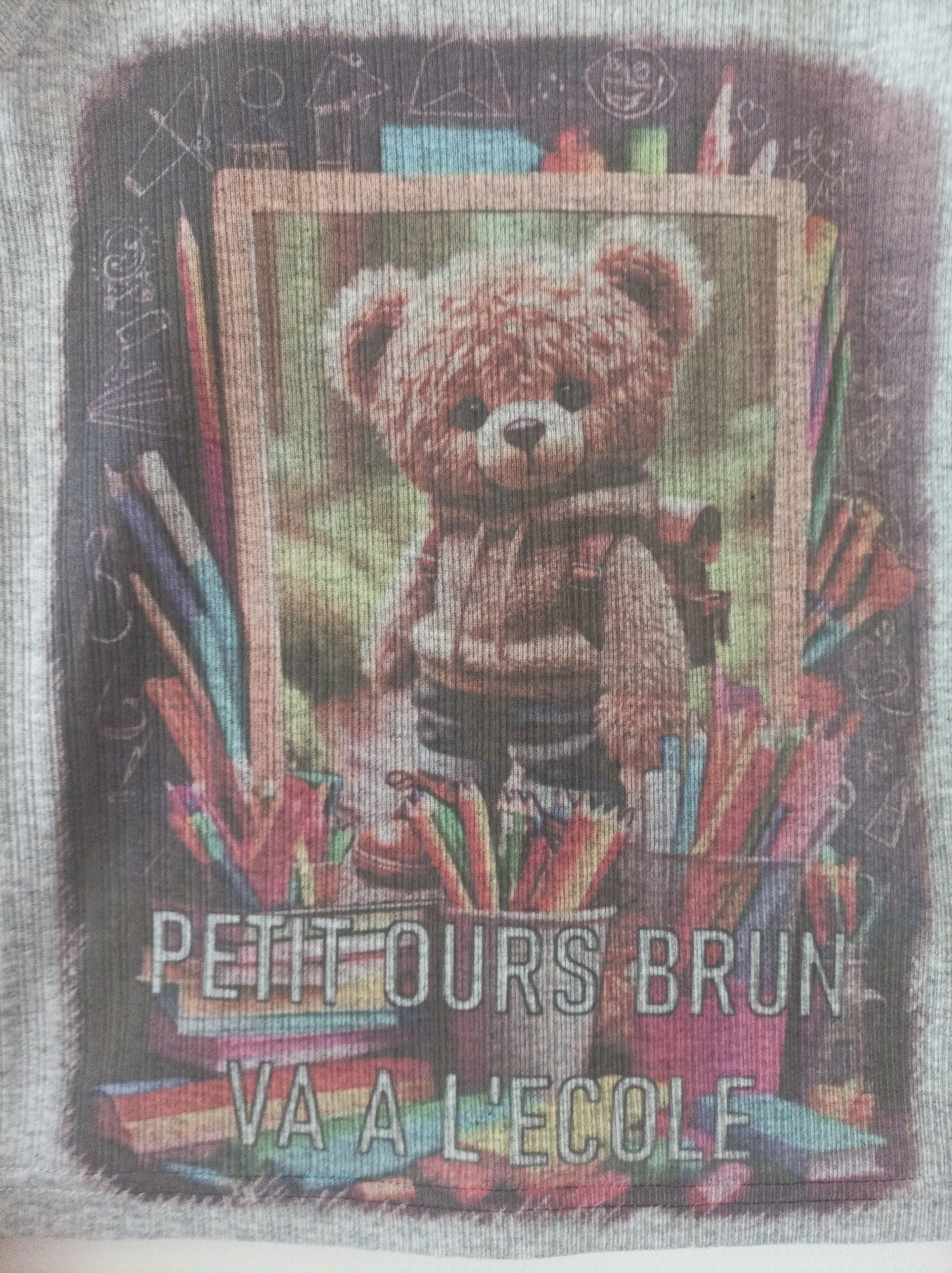 Débardeur petit ours brun